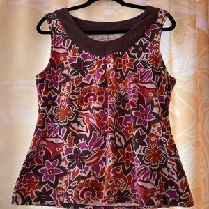 CROFT & BARROW XL COLORFUL FLORAL TANK TOP  🌺 STRETCHY